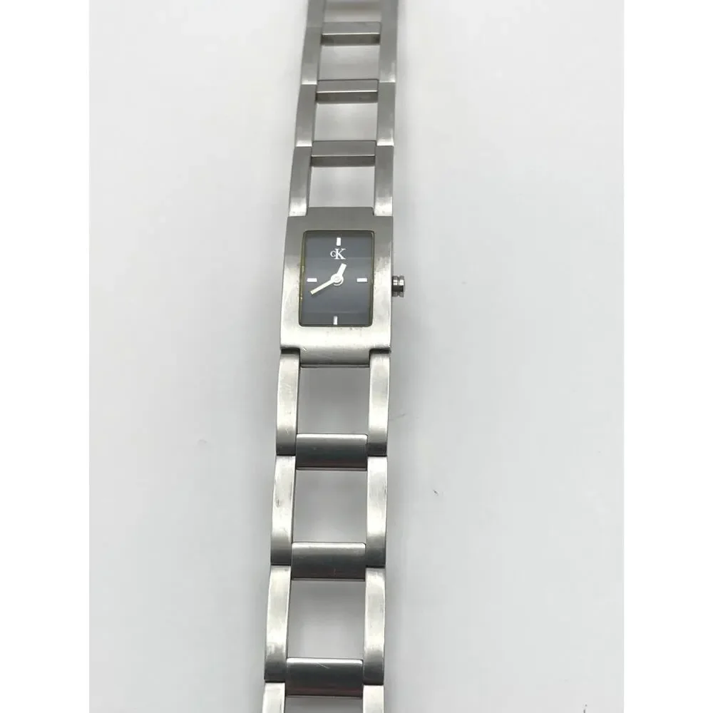 Calvin Klein CK Swiss Made Women's Watch 17mm - All Stainless - New Battery - WR